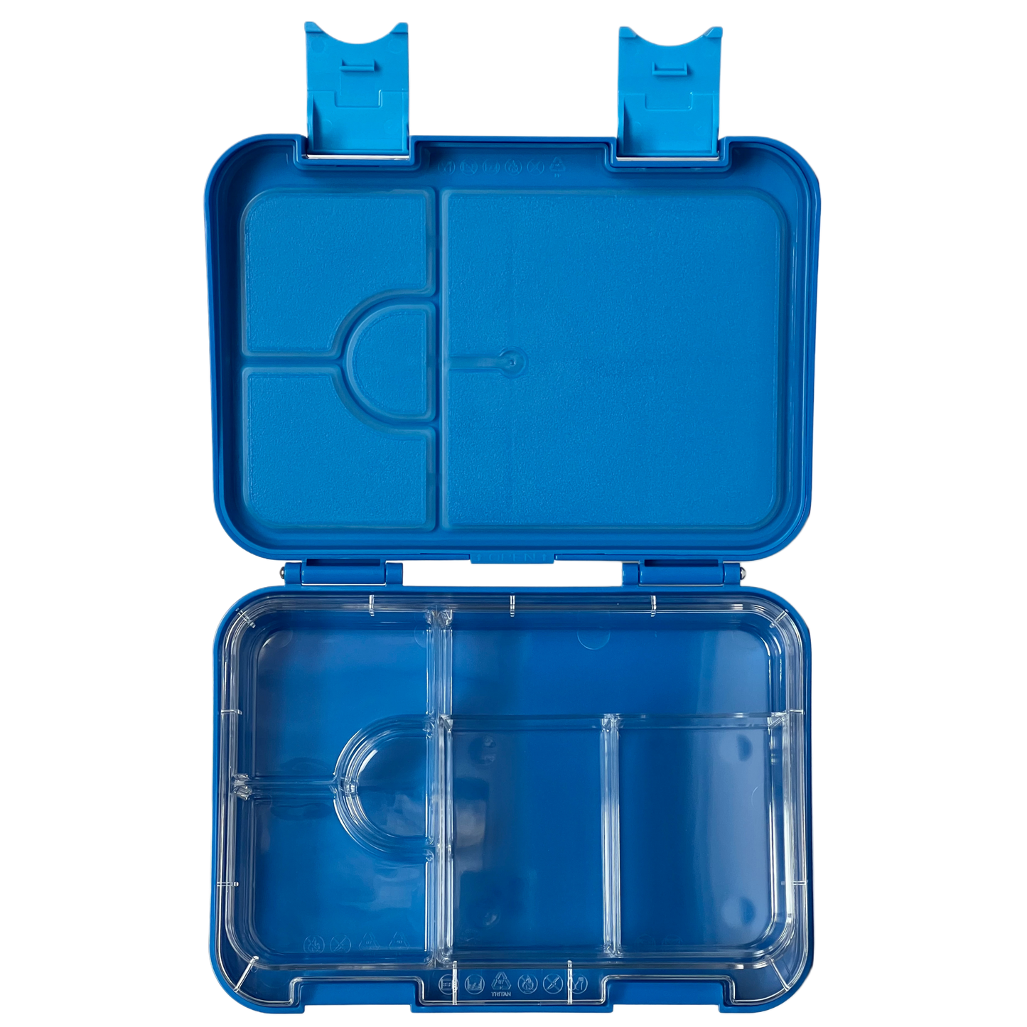 Mėlynos spalvos bento pietų dėžutė