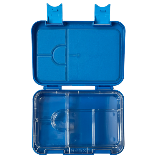 Mėlynos spalvos bento pietų dėžutė