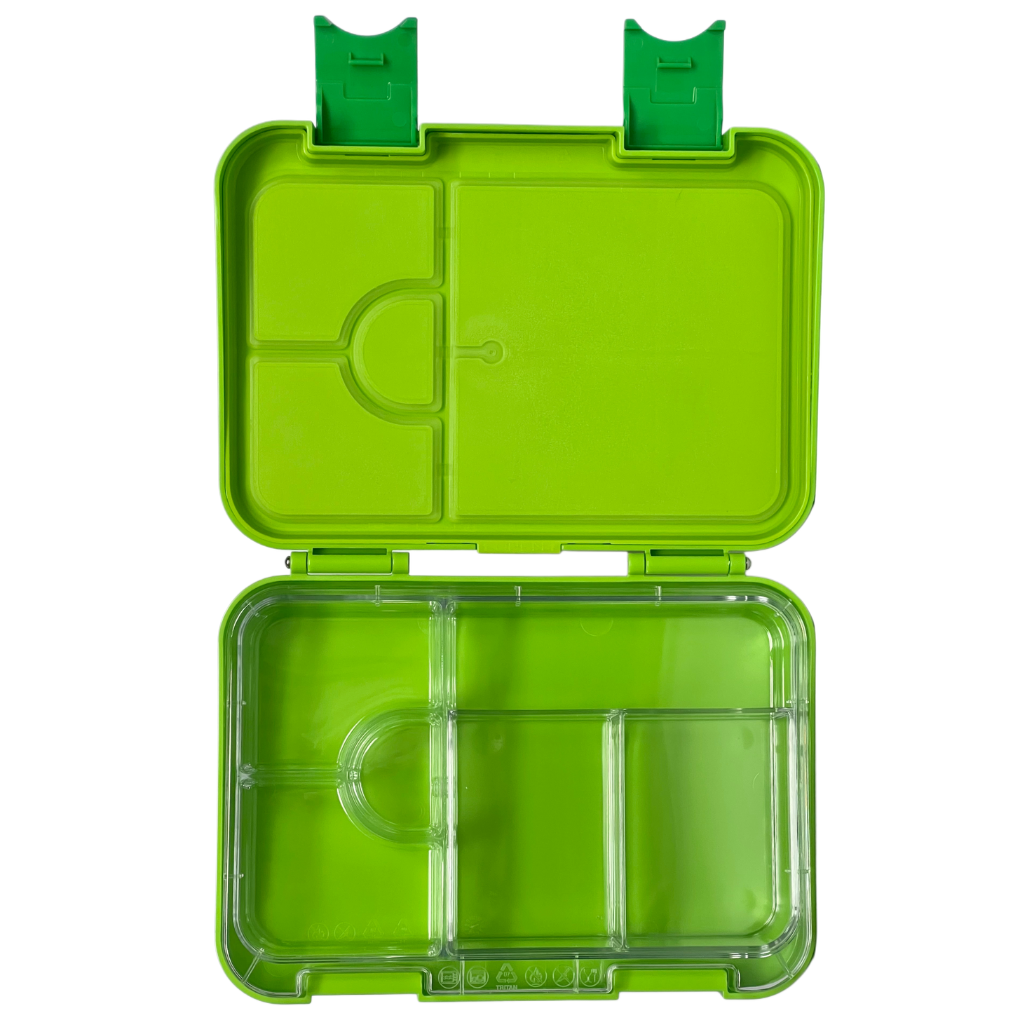 Žalios spalvos bento pietų dežutė