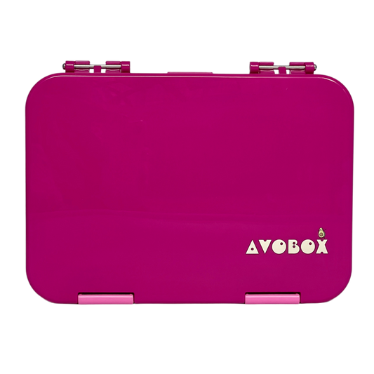 Violetinės spalvos bento pietų dėžutė