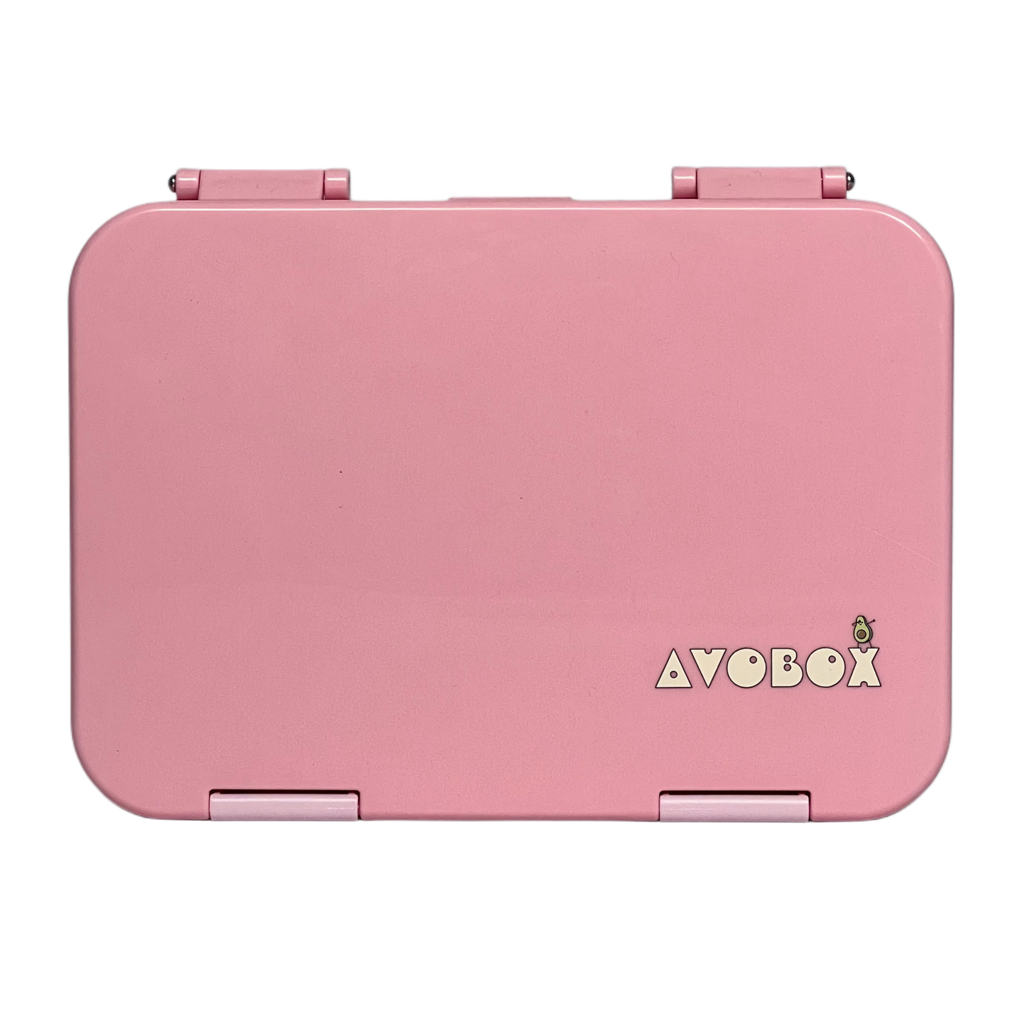 Rožinės spalvos bento pietų dėžutė